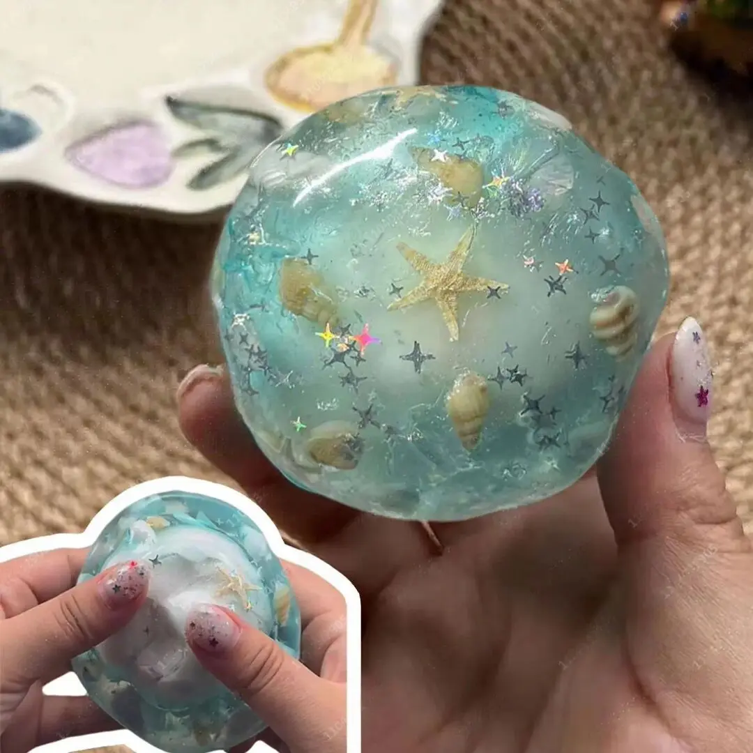 Crispy Ball Cracking Wax Crunchy Shatter Ball ASMR Satisfying Pop Sound Anti for viral holiday decoration lover unisex relief relief soft tool classic novelty toy glitter squeeze toy set cute ideal favor squishies summervibes part birthday teen kawaii gif