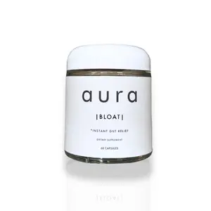 Aura Daily Gut Support Bloat Instant Gut Relief 60 Capsules Dietary Supplement