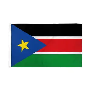 South Sudan 2x3ft Poly Flag, Wall Decor Flags, Festive Party Backdrop Banner, Home Supplies Decoration