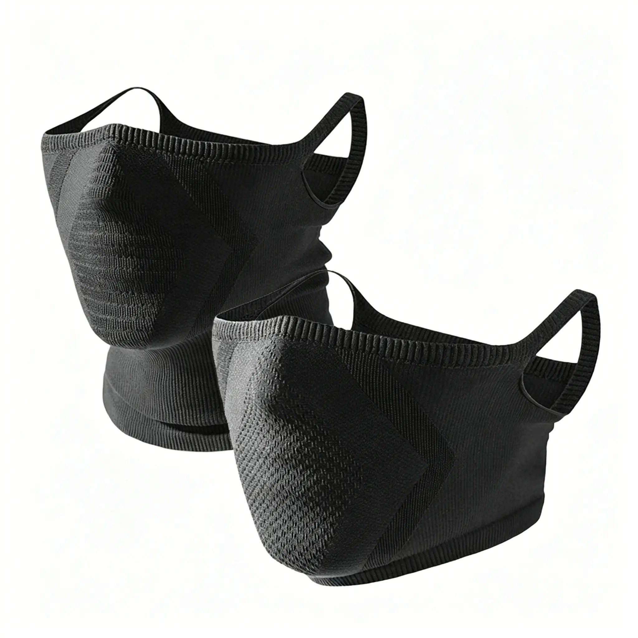 2Pcs Breathable Windproof Half Face Neck Gaiter with Ear Loops | CyclingTok OutdoorTok SunSafeTok Dust UV Protection Face Cover | Unisex for Running Hiking Cycling Motorcycle Travel Outdoor Sports (Long /Short Styles), Neck Gaiter Mask, Biker Face Covers