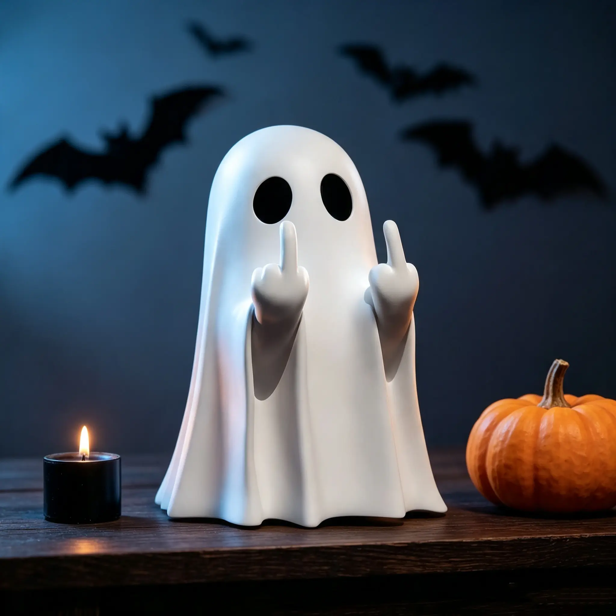 Weird middle finger statue - Terrifying hand statue Halloween decoration, quirky, creative and practical toy ornaments