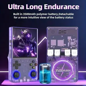 R36 Ultra Portable Handheld Game Console, 4.0 Inch HD Screen, Dual 3D Joysticks, Lightweight Device, Fashionable Gaming Accessory