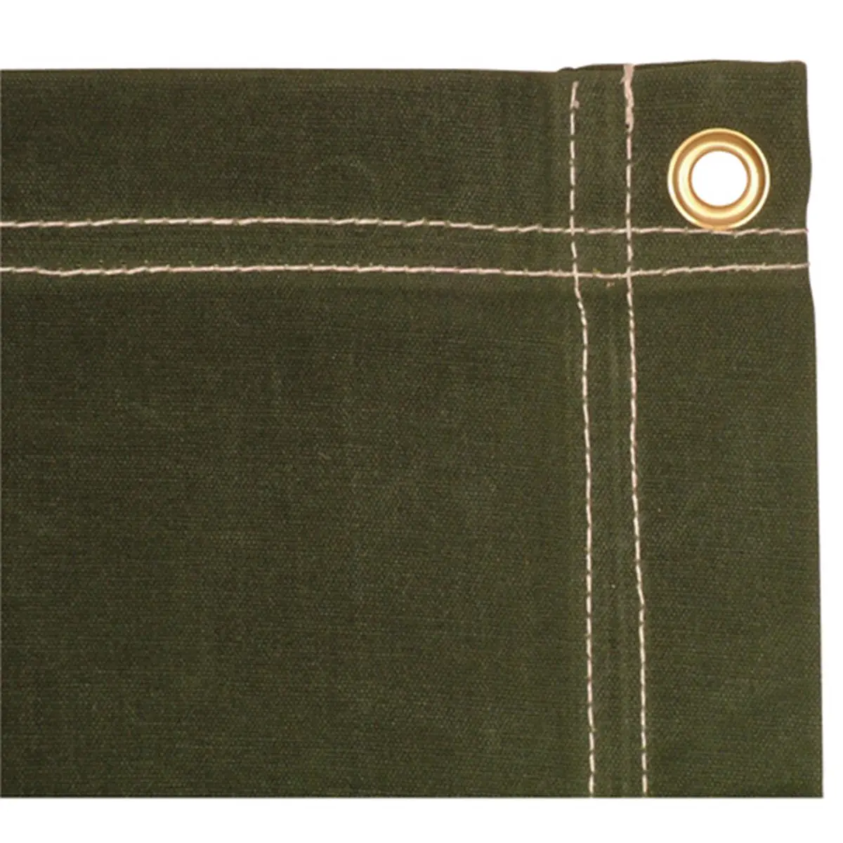 4 x 6 ft. Canvas Tarp - Olive Drab, Breathable, Heavyweight