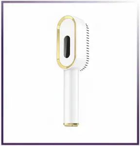 3-in-1 Electric Scalp Massager Brush for Hair Oil Applicator & Liquid Guide Comb