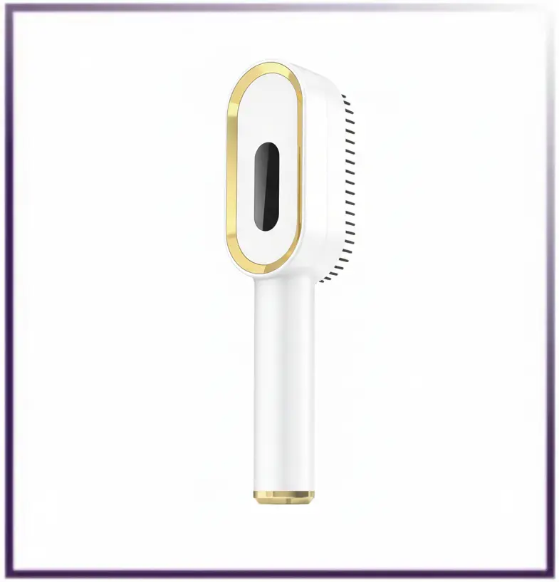 3-in-1 Electric Scalp Massager Brush for Hair Oil Applicator & Liquid Guide Comb