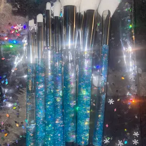7pc + Any Color + Glitter Makeup Brushes