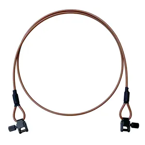 Ultralight 2 Point Rifle Sling – PVC Coated Steel Gun Sling w/NeverLoose Crimps – Waterproof, Tri-lock Swivel,Packable & Snag-Free Shotgun Sling – Minimalist Chest or Shoulder Carry for Hunting & Outdoors rifle rope strap steel core flipline universal ada