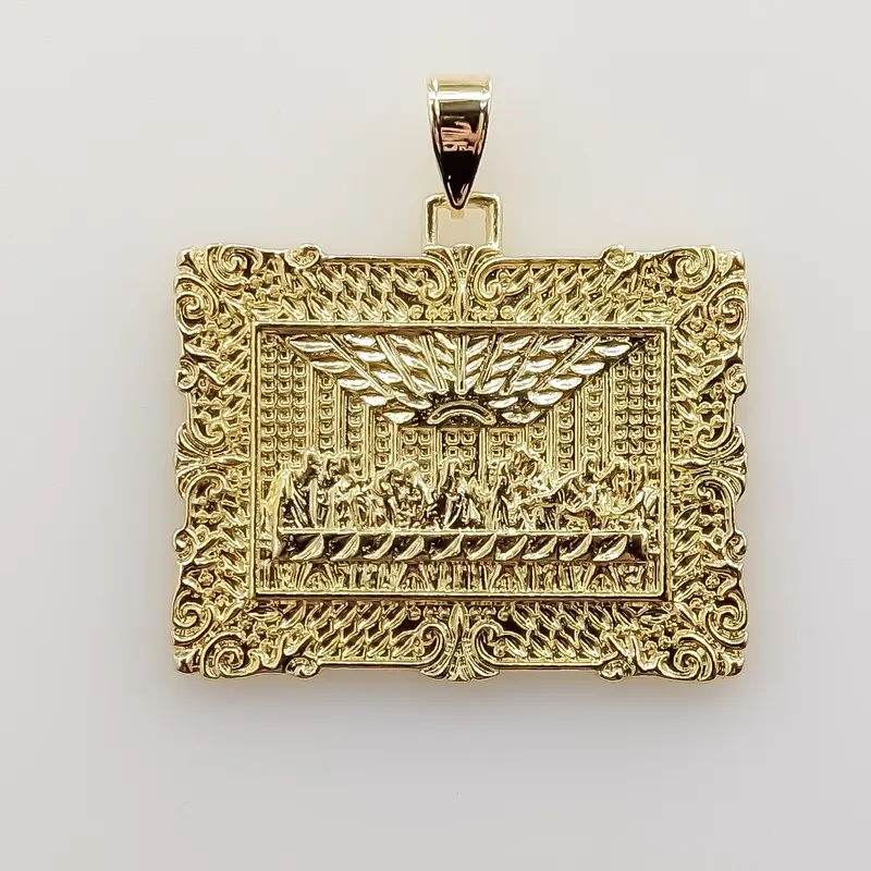 Plated The Last Supper Portrait Pendant