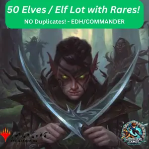 50 Elf Lot with Rares/Foils!  - EDH - Magic the Gathering NO DUPLICATES