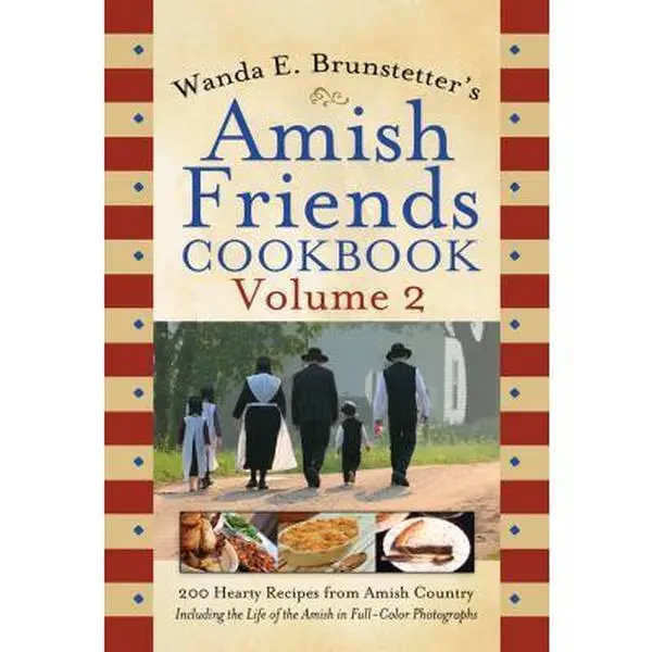 USED Book - Wanda E. Brunstetter's Amish Friends Cookbook: 200 Hearty Recipes from Amish Country by Wanda E. Brunstetter (Unknown) - english