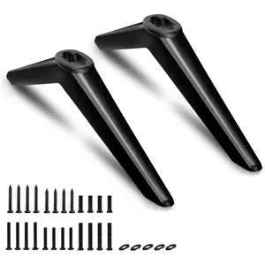 TV Legs for Element TV Stand Legs, for Element 720P 1080P HD 4K UHD HDR Smart XUMO TV Stand, Fit for TV Bottom Hole Center-to-Center Distance of 10mm/0.39in to 20mm/0.78in