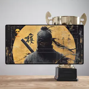 SCBC: "Samurai" Play Mat. Magic The Gathering. Flesh & Blood. MTG. Card Game. Pokemon.  Fun. Play Mat. Birthday Gift. Gift For Nerds.
