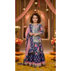 Blue Festive Lehenga