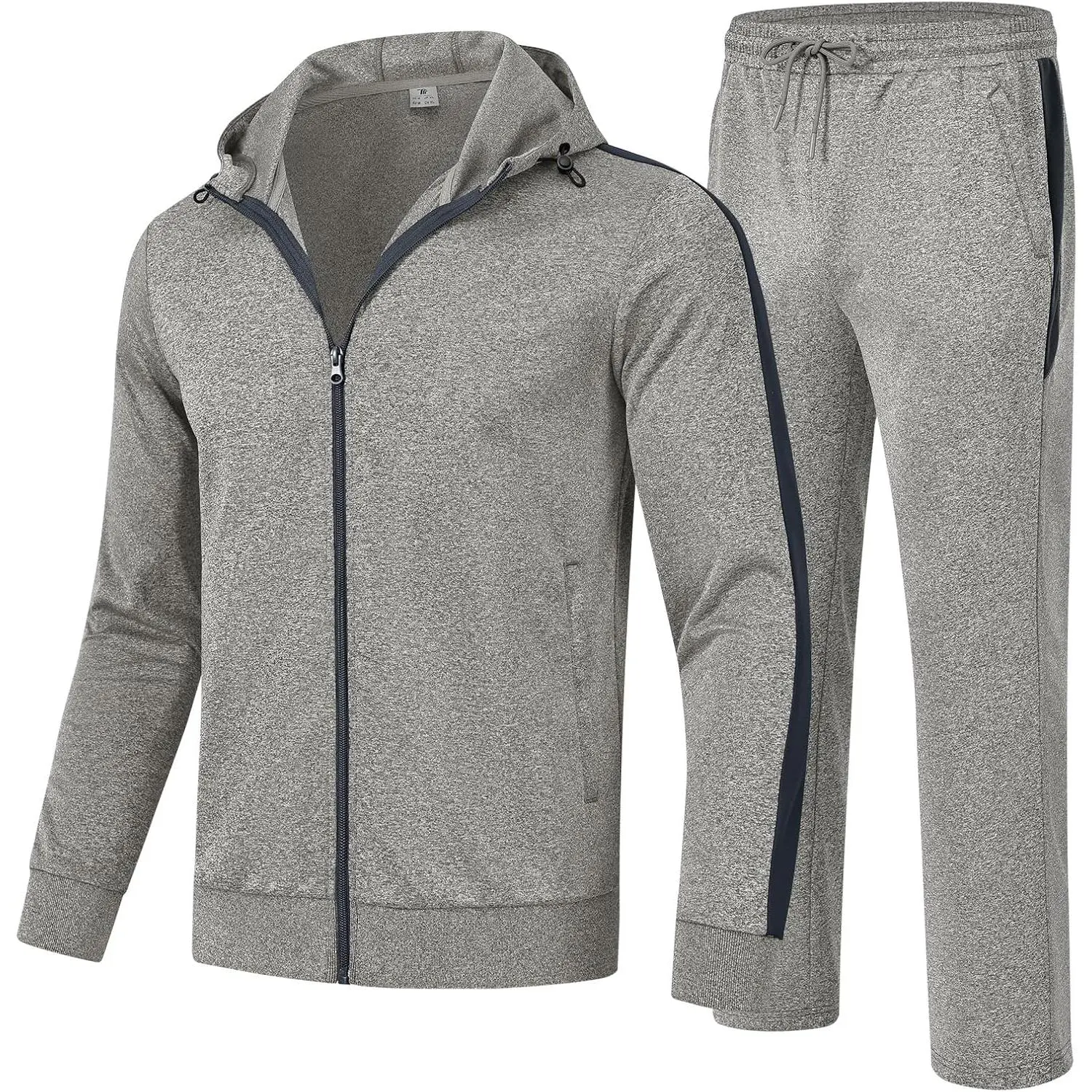 YSENTO Men's Tracksuits Outfits 2 Pieces Jogger Sets Jogging Track Sweat Suits Workout Warm Up Sweatsuit