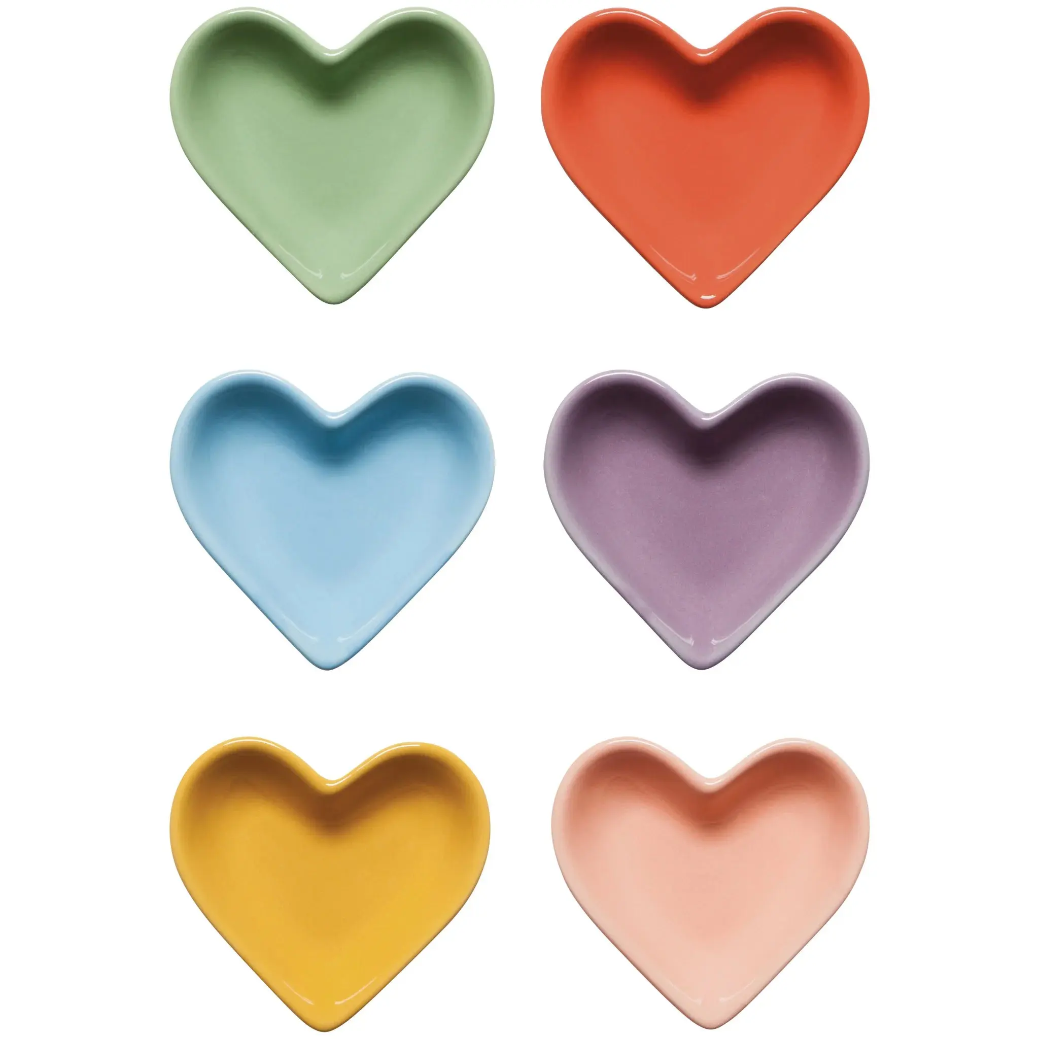 Charming Heart-Shaped Pinch Bowls, Compact Small-Size Versatile Piece Kitchen Tableware for Everyday Kitchen Needs