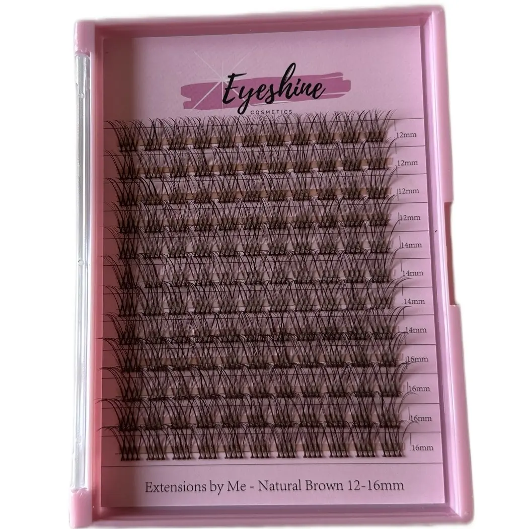 Eyeshine Natural (Brown 12-16mm) Eyelashes Extensions by me Glue Sold Separately Eyeshine Natural (Brown 12-16mm) Eyelashes Extensions by me Glue Sold Separately