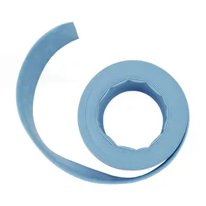 Sky Blue Solid Swimming Pool Filter Backwash Hose 100' x 1.5''