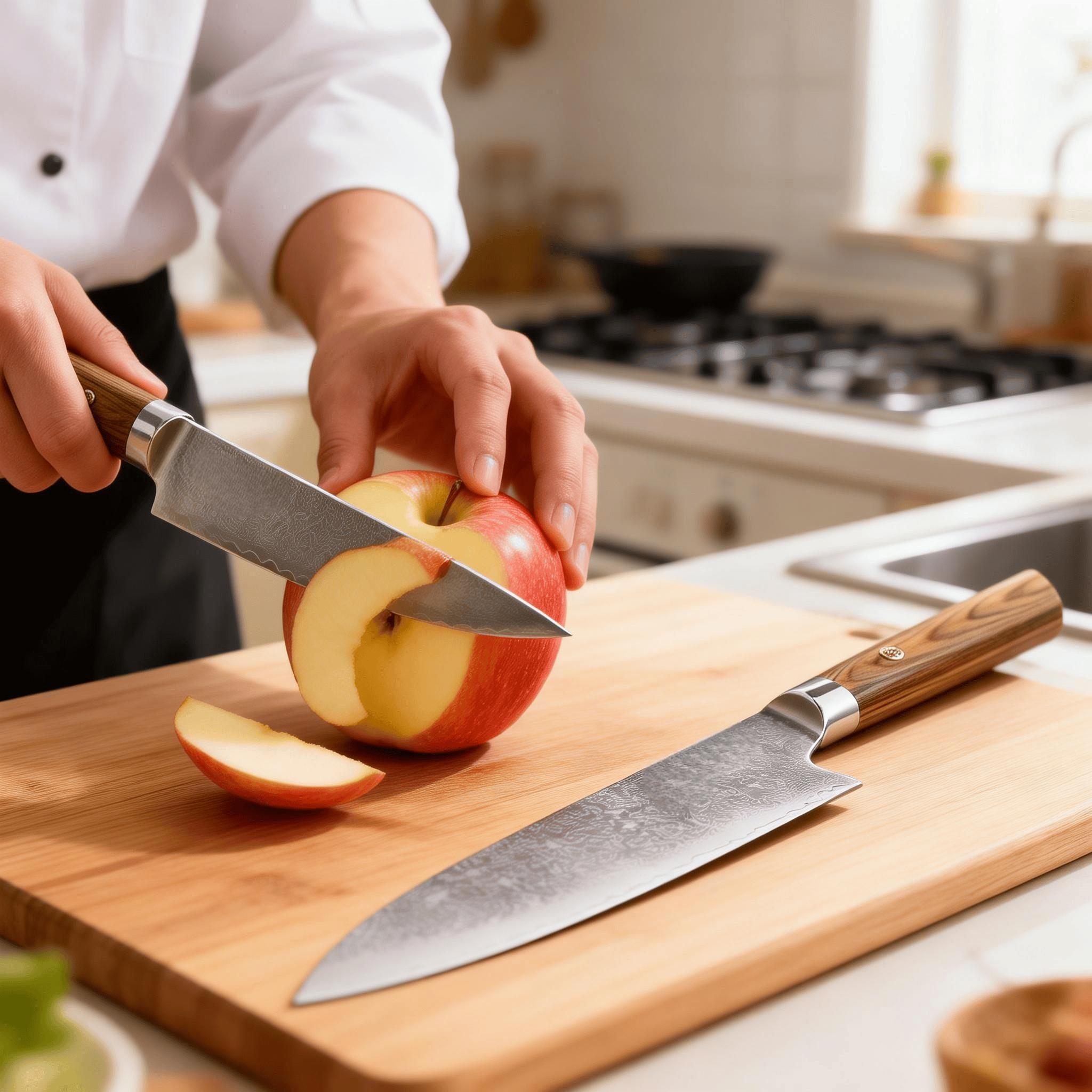 YUANREN 2-Piece Gift Series Knife Set | 8" Chef Knife & 5" Paring Knife | AUS-10 Damascus Steel (67 Layers) | Full Tang with Golden Pakkawood Handle & Mosaic Pin | Luxury Gift for Home Chefs