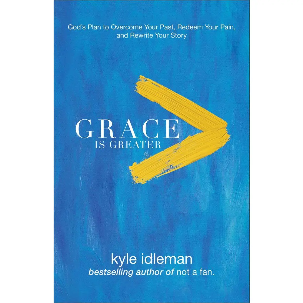 USED Book - Grace Is Greater: God's Plan to Overcome Your Past, Redeem Your Pain, and Rewrite Your Story by Idleman, Kyle (Paperback) - english