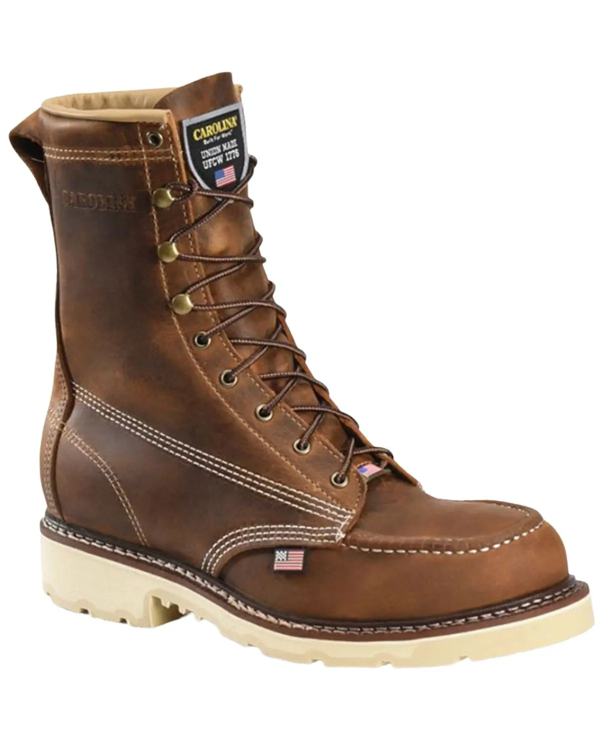 Carolina Men's Men'S 8" Moc Work Boot Steel Toe - Ca7516