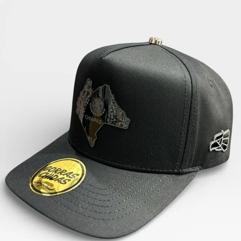 Unisex Adjustable High-Quality Chiapas Mexico Plate Edition SnapBack Hat, Mexican-Themed Graphic Hats