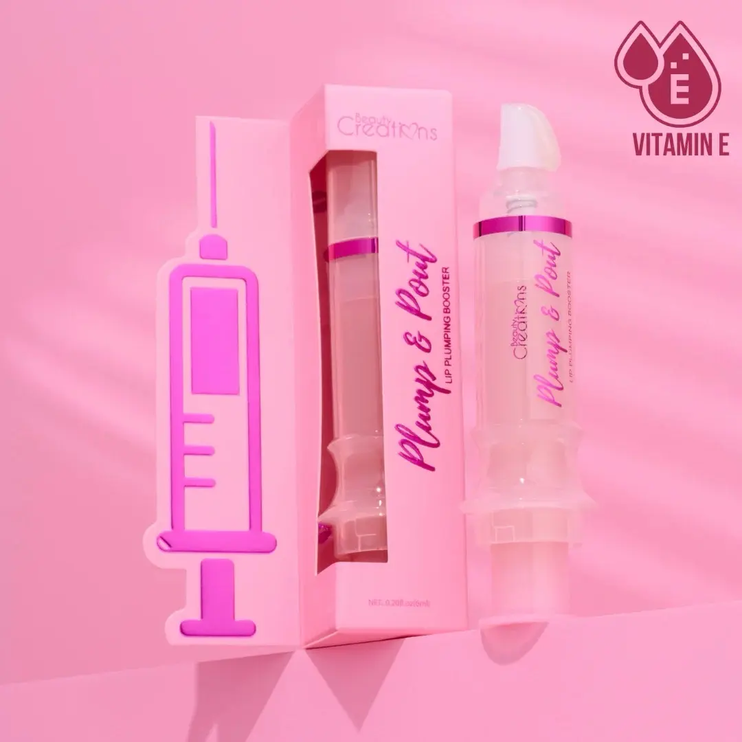 Mystery Plump & Pout Lip Booster Gloss Hydrating Lightweight Lipgloss  Glossy Lip plumper Moisturizing Lipstick Makeup Cosmetic Lip Care
