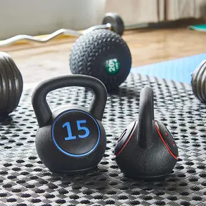 BalanceFrom Wide Grip Kettlebell Fitness Exercise Weights, 5, 10, and 15 Pounds BalanceFrom Wide Grip Kettlebell Fitness Exercise Weights, 5, 10, and 15 Pounds