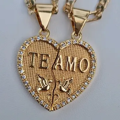 Matching Bf and Gf Gold Necklaces TikTok Shop