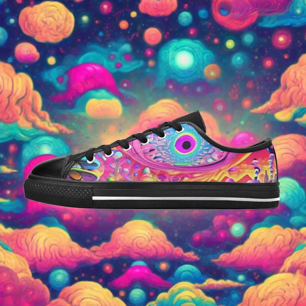 WOMEN'S Surreal Acid World Art Shoes | Freaky Shoes®