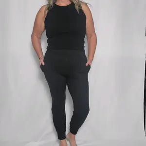 Women's Black Butter Joggers for Comfortable Bottoms - Womenswear