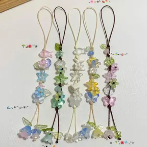 [NEW] Summer Vibe Keyring – Handmade Floral Phone Strap, Water bottle, Camera Strap 2