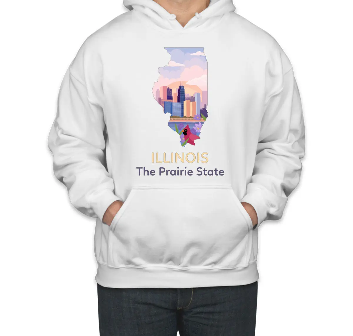 Illinois The Prairie State Unisex Hoodie