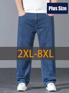 Men’s Big & Tall Stretch Jeans 2XL to 8XL Relaxed Fit Denim