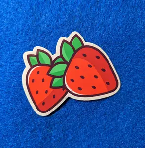 Strawberry sticker Fruit Stickers Cute Stickers Laptop Stickers Water bottle Stickers1186108048-