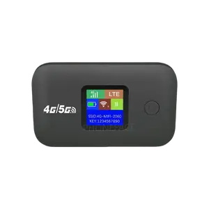 Pocket Wi-Fi Hotspot with SIM Slot, 4G-5G Mobile Network, 300Mbps Speed, LED Display, Stable Connection, 10-Device Support for Outdoor RV Use decoration halloween 4glte router, No, Batteries