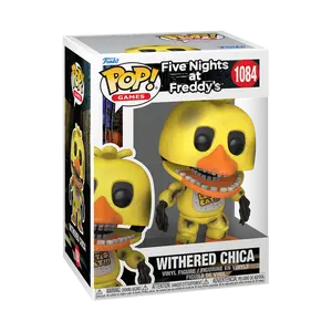 Funko POP Games: Five Nights at Freddy's - Withered Chica w/ vRare Pop Protector Included