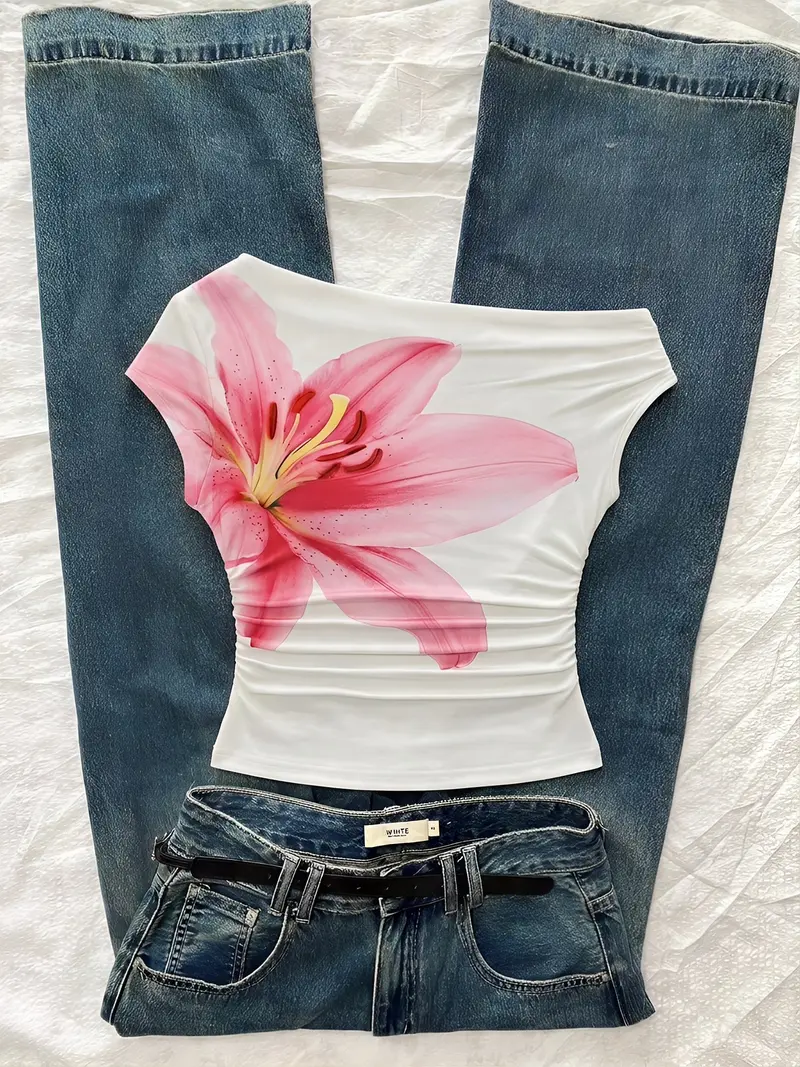 lily flower top - TikTok Shop