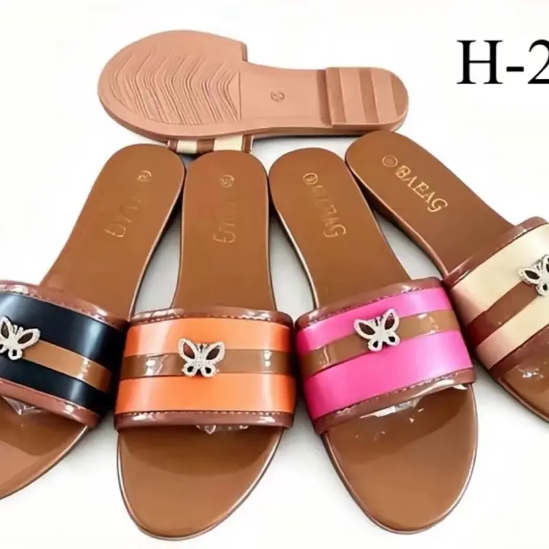 Women's Flip Flops 6-Pack - Assorted Sizes, Mixed Designs, Varied Colors