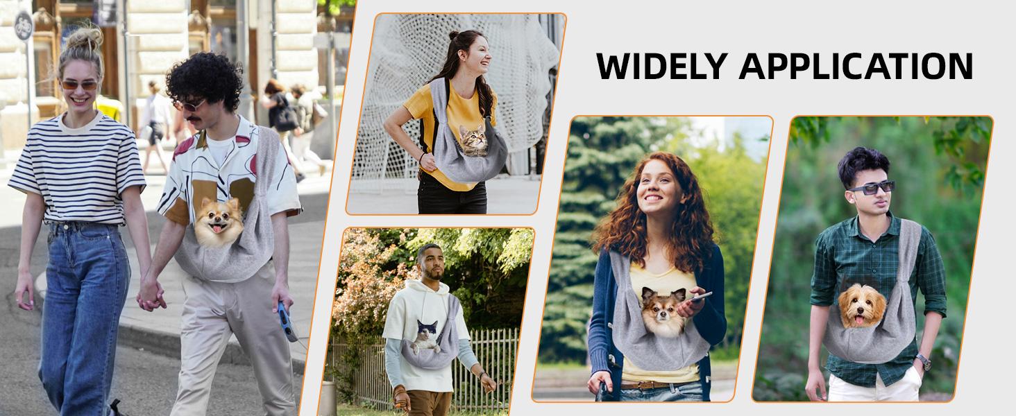 Front-Carrier Pet Backpack for Dogs, Breathable Dog/Cat Carrier, Perfect for Hiking, Camping, and Travel, Suitable for Small/Medium Puppies or Large Cats.