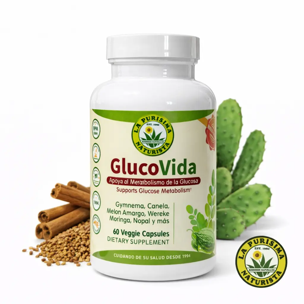 GlucoVida – Bienestar Metabólico 60 Cápsulas