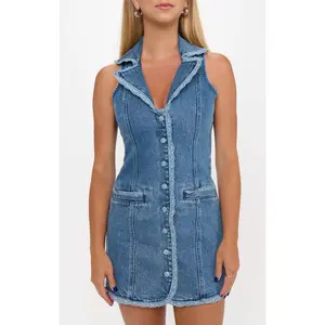 SHOW ME YOUR MUMU MADDOX DRESS IN WATERFALL BLUE
