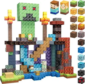 BUY ONE GET ONE FREE!!! AIDYVOI 160PCS Magnetic Blocks Building Toys, 3D Magnetic Building Block Set for Kids Ages 3+, 1 Inch STEM Educational Magnet Cube Sensory Construction Toys, Christmas Birthday Gifts for Boys Girls tiktokshopspringglowup