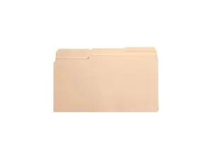 Business Source 17526 Top Tab File Folder - 8.50" Width x 14" Length Sheet Size - 0.75" Expansion - 1/3 Tab Cut - Manila - 100 / Box, 1 Box