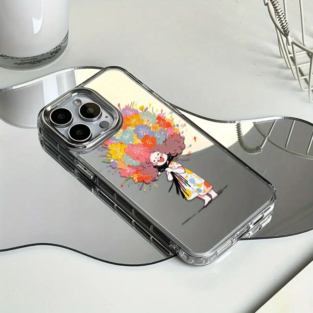 Smooth Mirror Phone Case for iPhone 16 15 14 13 12 11 Pro Max MAX PLUS Design Shell Shockproof Makeup Mirror Protection Protective Cover magic john screen protector chrome hearts phone case milwaukee phone case Casing Cellphone Smartphone Cool phone case
