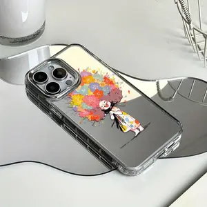 Smooth Mirror Phone Case for iPhone 16 15 14 13 12 11 Pro Max MAX PLUS Design Shell Shockproof Makeup Mirror Protection Protective Cover magic john screen protector chrome hearts phone case milwaukee phone case Casing Cellphone Smartphone Cool phone case