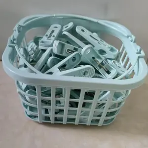 Clothes Peg, 30pcs Multifunctional Clothes Drying Clip with Storage Box, Windproof Clothes Drying Peg, Home Organizer for Laundry, Socks, Underwear, Sheet Clips