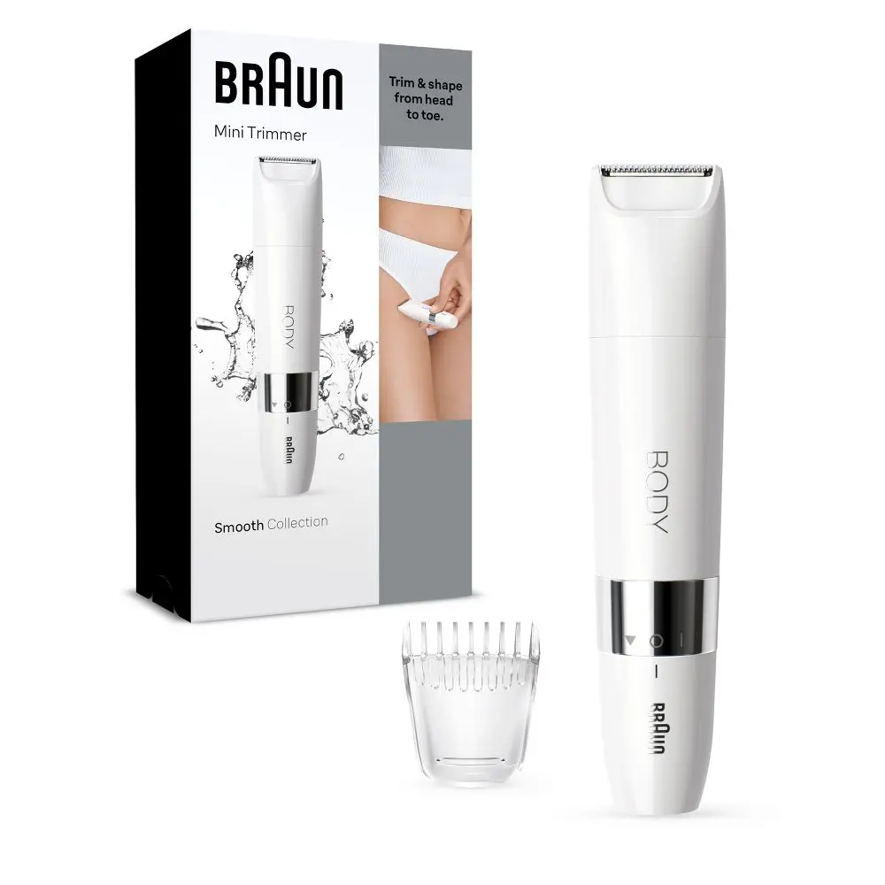 Braun Smooth Skin Women's Mini Hair Trimmer - BS1000, Hair Removal, Facial, Attachment Braun Smooth Skin Women's Mini Hair Trimmer - BS1000, Hair Removal, Facial, Attachment
