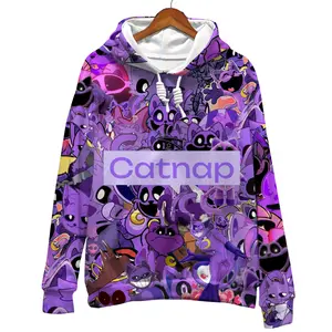 Catnap Poppy Playtime Pullover Hoodie, Hoodie For Game Lovers, Cute Gift For Fans
