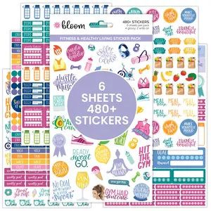 Planner Stickers | Fitness & Healthy Living Pack