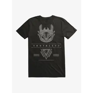 How To Train Your Dragon Toothless Logo T-Shirt, Vintage 90s Graphic Tee, Unisex 100% Cotton Shirt, Y2k Streetwear Style